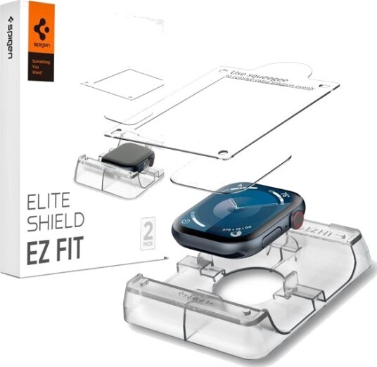 Spigen Eliteshield EZ Fit Skjermbeskytter 2-pakning for Apple Watch Series 10 42mm