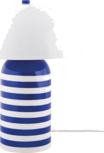Leitmotiv Table Lamp Rayado Retro Blue H30CM Leitmotiv Table Lamp Rayado Retro Blue H30CM