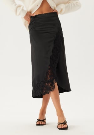 VERO MODA Vmmerle Lace Hw 7/8 SKIRT WVN Black XL