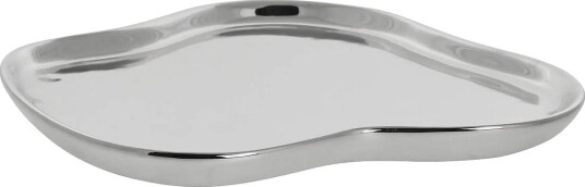 Lene Bjerre Brime Tray 25.2X24.2X2 Cm. Silver   SILVER   25.2X 2X 24.2 cm