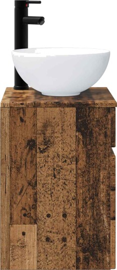 Vegghengt servantkommode Gammelt tre 39 x 41 x 64,5 cm Vegghengt servantkommode Gammelt tre 39 x 41 x 64,5 cm