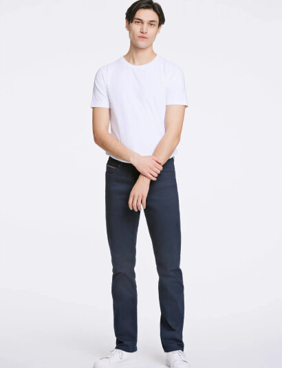 Lindbergh Twill Superflex 5 Pocket Pants - Navy - 31 x 32