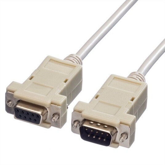 Value RS232 Kabel DB9 Han/Hunn 1.8m Value RS232 Kabel DB9 Han/Hunn 1.8m