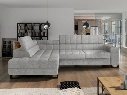 Warwick Sovesofa Med 3 Seters Sjeselong Mørkegrå