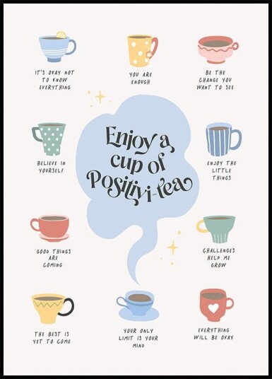 Positivity Plakat Plakat / 21x30cm