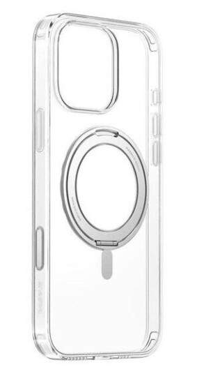 Baseus Magnetic Case with Stand SkyRing 360 for iPhone 16 Pro - Transparent
