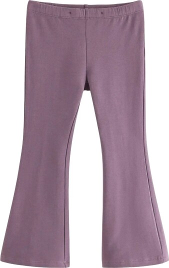 Lindex Flared Leggings With Brushed Inside Purple 116