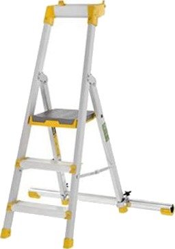 W.steps 55P Trappestige med sertifisert aluminium, med stabilisatortrinn, Stiger & stillaser