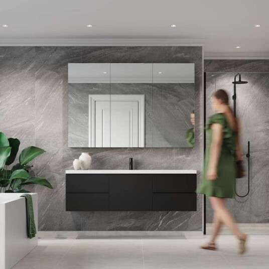 Baderomspanel Fibo 4009 M6060 Grey Stone