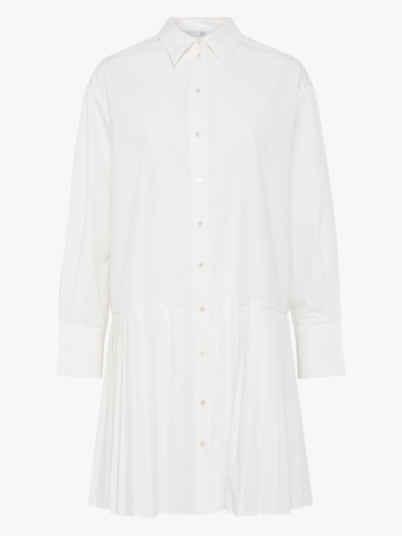 Y.A.S Ellie Long Sleeve Shirt Dress Hvit 36