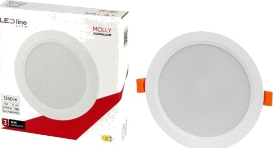 Ledline Innfelt Led Spot Molly 40K 12W 1250 Lm