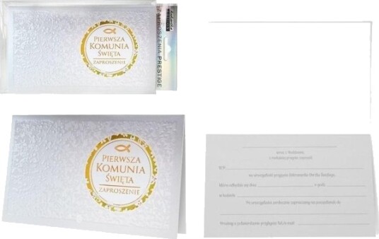 Kukartka Invitasjoner Zp 020 Komunia 5 Stk.