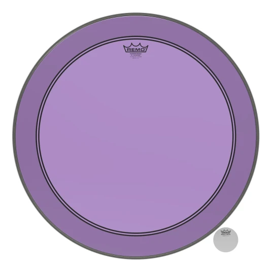 Remo P3 1324 CT PU Powerstroke P3 Colortone Purple Bass Drumhead 24"