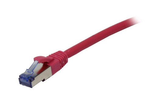 Synergy RJ45 Nettverkskabel Cat6a S/FTP 3m Rosa