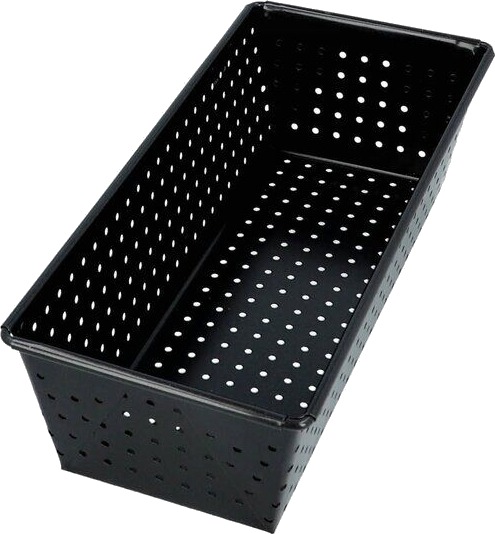 Birkmann - Bread Buddies brødform 20 cm perforert svart