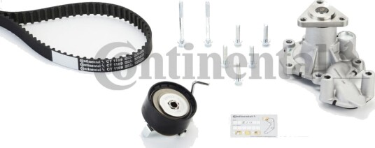 Vannpumpe + tannremmsett CONTITECH CT1189WP1 Vannpumpe + tannremmsett CONTITECH CT1189WP1