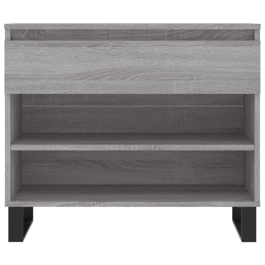 Skoskap grå sonoma 70x36x60 cm konstruert tre 8721012114890