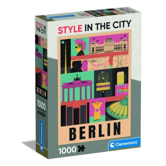 Clementoni Puslespill 1000 Brikker Stil I Byen: Berlin