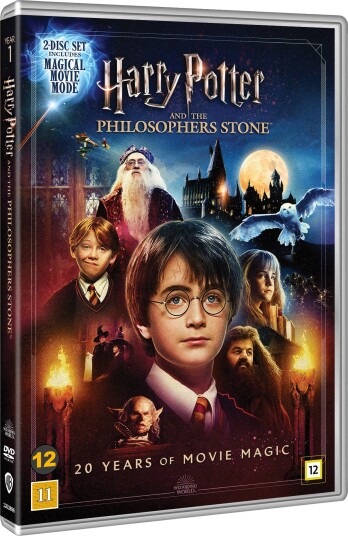 Harry Potter Og De Vises Stein DVD - Eventyrfilm for Familien