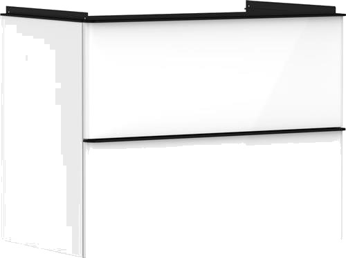 Underskab Xeluq 2Skuf 780X475 Hvid/Sort