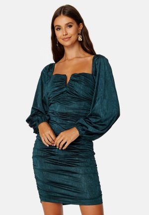 BUBBLEROOM Misina Dress Dark green XL
