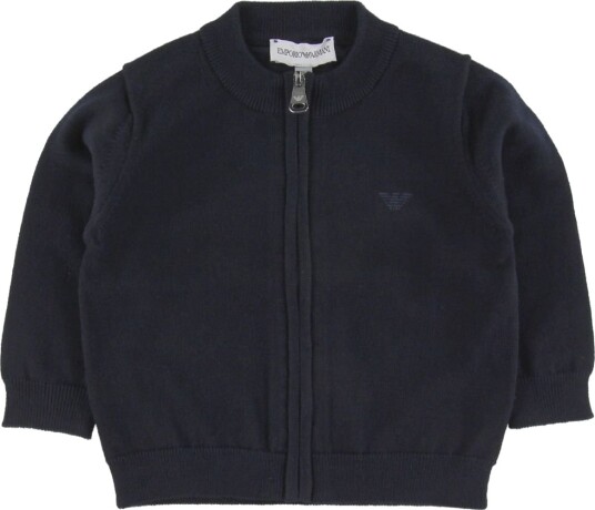 Emporio Armani Cardigan   Bomull/Ull   Navy   Emporio Armani   74   Cardigan   Blå