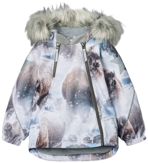 Molo Hopla Fur Blue 104
