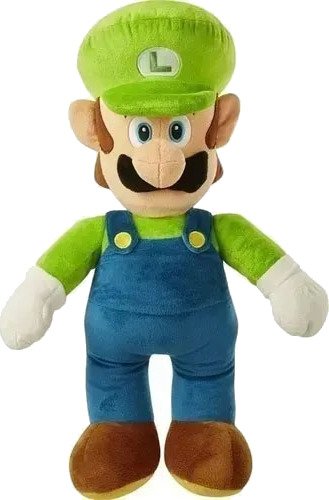 Super Mario Nintendo Jumbo Plysjbamse 51cm Luigi Super Mario Nintendo Jumbo Plysjbamse 51cm Luigi