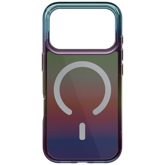 UNIQ Iridescia Magclick Mobildeksel til iPhone 17 Pro Midnight Quartz