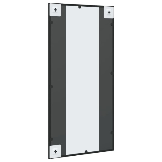 vidaXL Veggspeil svart 40x80 cm rektangel jern vidaXL Veggspeil svart 40x80 cm rektangel jern