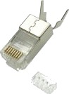Lanview - Nettverkkontakt - RJ-45 (hann) - STP - CAT 6a (en pakke 10)