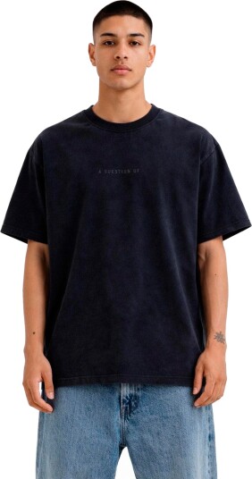 A QUESTION OF Ozzy Tee Acid Wash   Black   L