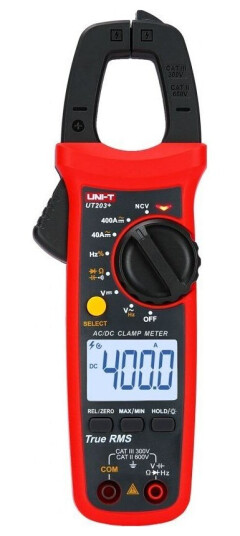 Strømmåleklemme Uni-T Ut203+ Ac/Dc Strømmåleklemme Uni-T Ut203+ Ac/Dc