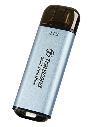 Transcend ESD300 Portable SSD - Blue - 512GB Transcend ESD300 Portable SSD - Blue - 512GB