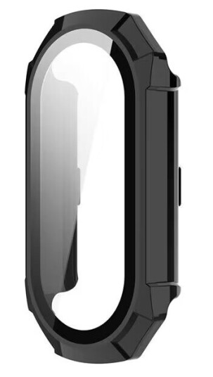 Beskyttelsesveske med skjermbeskytter til Huawei Band 8 / 8 NFC Svart