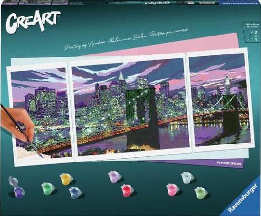 Ravensburger CreArt Male etter nummer 12+ år New York Skyline
