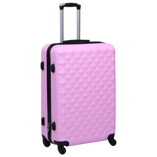 Vidaxl Hardplast Trillekoffert Rosa Abs Vidaxl Hardplast Trillekoffert Rosa Abs
