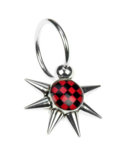 Body Art Checker Red and Black BCR Piercing 1.2 x 10 mm