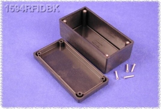 Hammond Electronics 1594RFIDBK 131 × 66 × 55 mm ABS Sort Kabinett