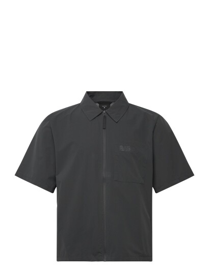 Rains Mito Short Sleeve Shirt Black XL Rains Mito Short Sleeve Shirt Black XL