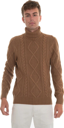 Gran Sasso Herre Strikkevarer Brun 3XL,