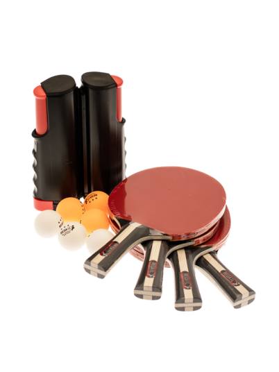 Nordic Games Table tennis set with adjustable net 4 rackets and 6 balls Nordic Games Table tennis set with adjustable net 4 rackets and 6 balls