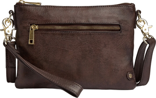 DEPECHE Golden Chic Small Bag / Clutch Brown ONE SIZE DEPECHE Golden Chic Small Bag / Clutch Brown ONE SIZE