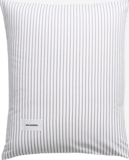 MAGNIBERG Wall Street Oxford Pillow Case - STRIPE GREY - 50X70