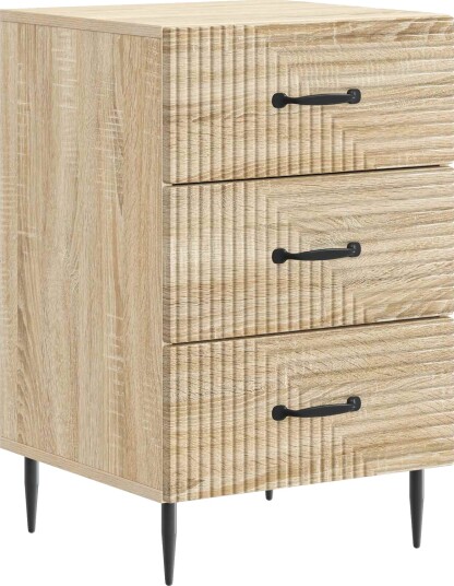  Nattbordskap Sonoma eik 43 x 41 x 66,5 cm Konstruert tre