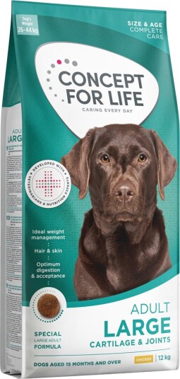 Concept For Life Tørrfôr Adult Large Ny Sparepakke 2 X 12 kg