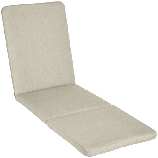 VEGA Pute til solseng Melrose/Metropolitan Olefin; 196x60x5 cm (BxLxH); Beigemelert