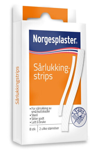 Norgesplaster Sårlukkingsstrips 8stk