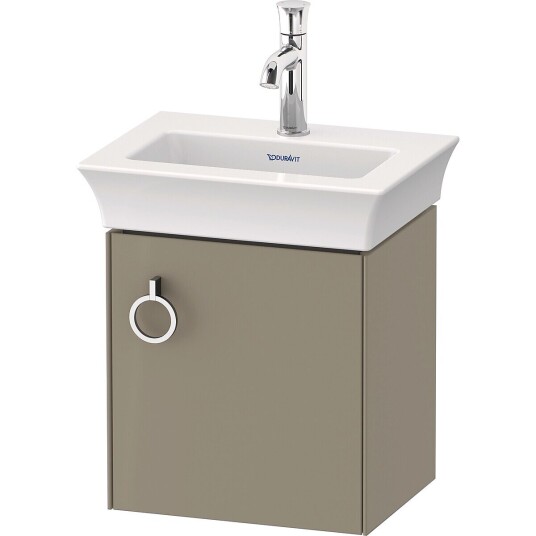 Duravit White Tulip Servantskap m/1 dør 38,4x29,8x41 cm Stengrå Høyglans