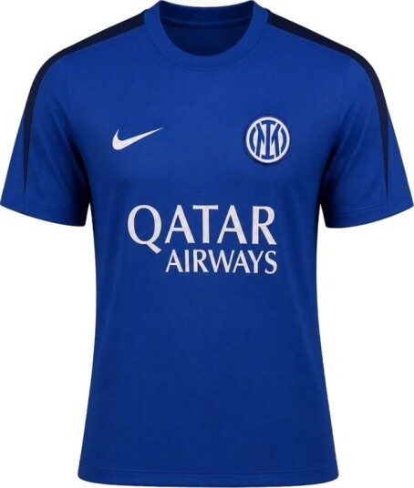 Inter Treningsskjorte Dri FIT Strike   Blå/Blå/Hvit Barn   Nike størrelse XL: 158 170 cm